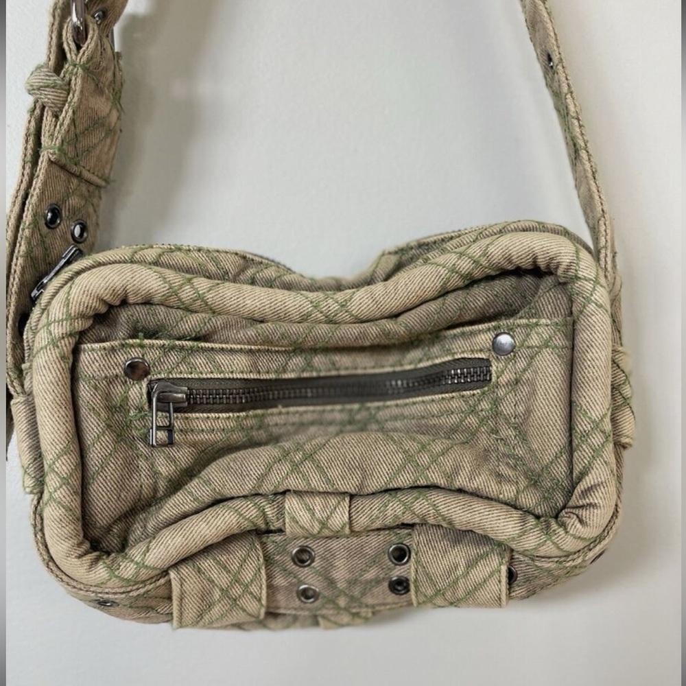 Urban Outfitters Crossbody Bag Women Vacay Small Dakota Cotton Denim Y2K - Picture 2 of 4